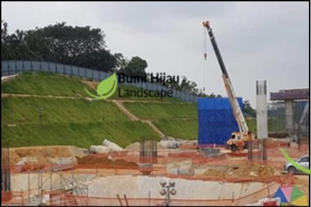 MRT V209, Cyberjaya Hydroseeding